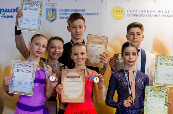 Фигурное катание. Юные одесские спортсмены завоевали 13 медалей на заключительном национальном старте сезона