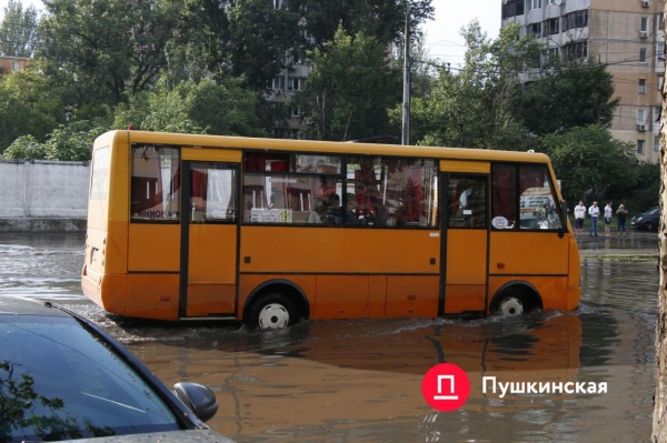 ​Потоп на Балковской и не только: последствия мощного ливня в Одессе. Фото