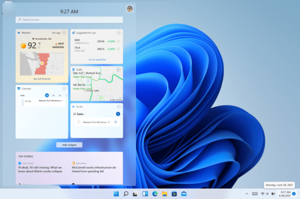 Microsoft представила первую публичную бета-версию Windows 11
