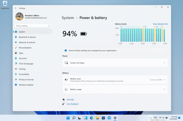 Microsoft представила первую публичную бета-версию Windows 11