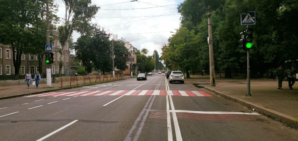 В Одессе полоса для велосипедистов появилась еще на одной улице. Фото