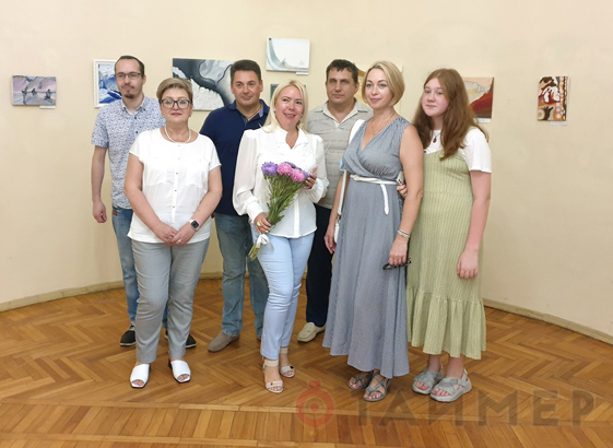 Одесская художница показала «Интуитивную живопись»