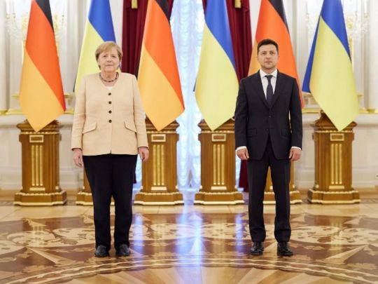 Розраховуємо на Німеччину: Зеленський розповів, про що йшла мова на переговорах з Меркель