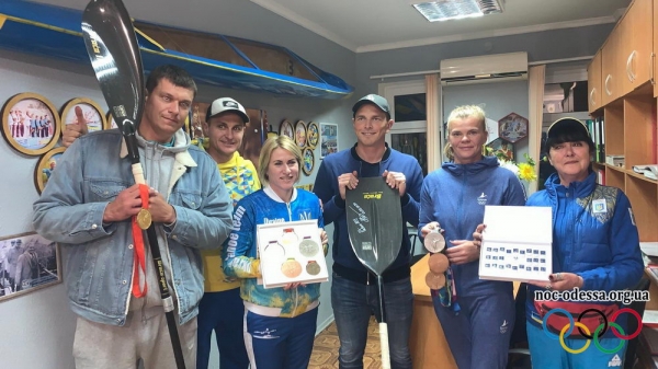 Гребля. Знаменитые спортсмены Украины и Беларуси провели олимпийский урок в Вилково