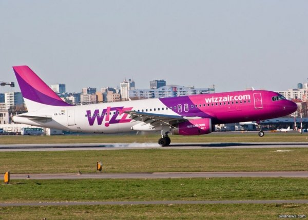 Wizz Air запустит 26 новых рейсов из Украины