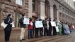 
"Хватит издеваться": в центре Киева собрались противники роста цен на проезд
