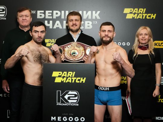 Берінчик на очах у Кличка побив росіянина в бою за чемпіонський пояс WBO