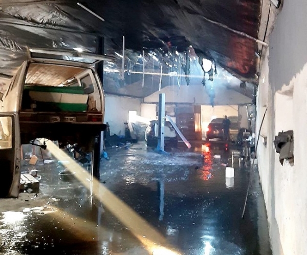 В Одессе спасли шесть автомобилей из горевшей в Киевском районе СТО
