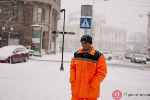 Как Одесса и одесситы встретили первый настоящий снегопад 2022 года. Большой фоторепортаж
