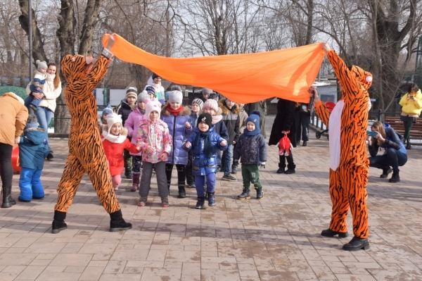  В Одесском зоопарке встретили год Тигра 