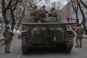 В ВСУ показали военную технику в центре Одессы