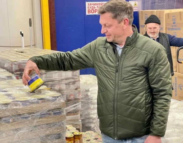 Из Одессы в Киев отправили 20 тонн продовольствия