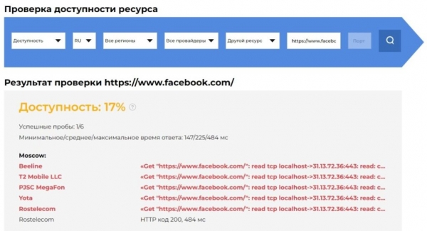 В РФ блокируют соцсети и оппозиционные СМИ: какие сайты уже не работают
