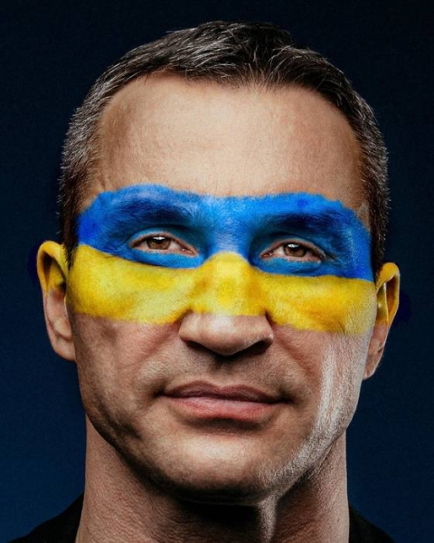 Немецкий фотограф опубликовал патриотические снимки Владимира Кличко