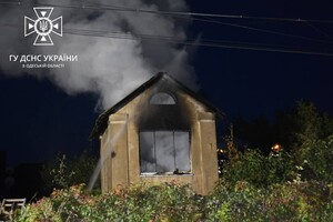 В Аркадии загорелся частный дом