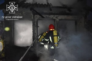 В Аркадии загорелся частный дом