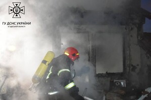 В Аркадии загорелся частный дом