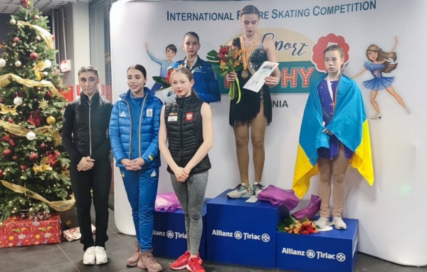 Фігурне катання. Одеська фігуристка завоювала медаль перед стартом юнацького олімпійського фестивалю