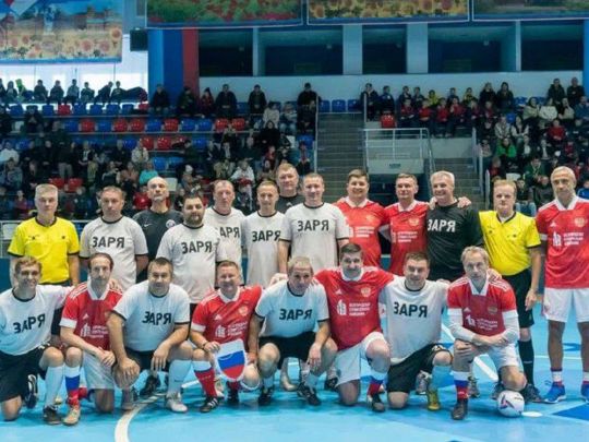 Ексгравці «Динамо» та «Шахтаря» приїхали до Луганська та зіграли в матчі за «зірок російського футболу» (фото)