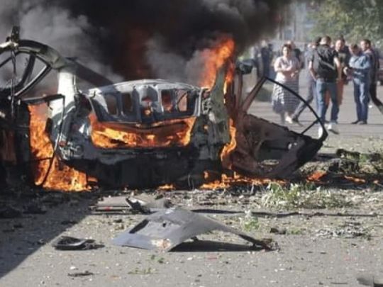 «Денацифікація» йде за планом: в Луганську підірвали авто ексочільника «народної міліції лнр» Філіпоненка