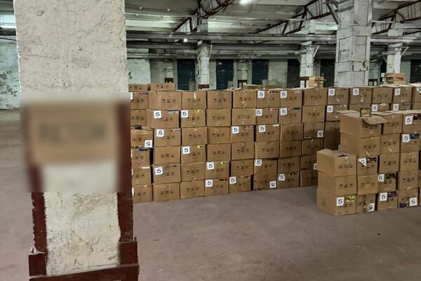 В Одессе нашли склад безакцизных сигарет и табака на почти 103 миллионов 