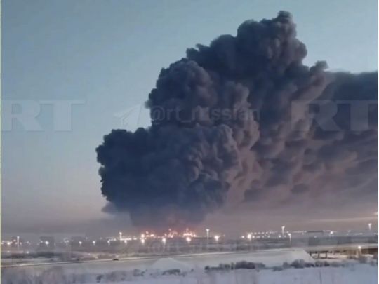Ні дня без пожеж: в росії палає склад