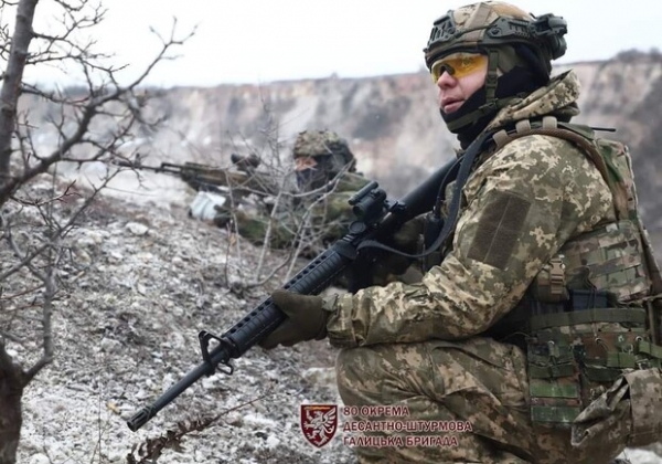 Карта боевых действий в Украине 14 февраля