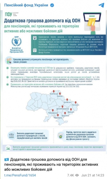 ООН надасть матеріальну допомогу частині українських пенсіонерів: хто має на неї право та як отримати