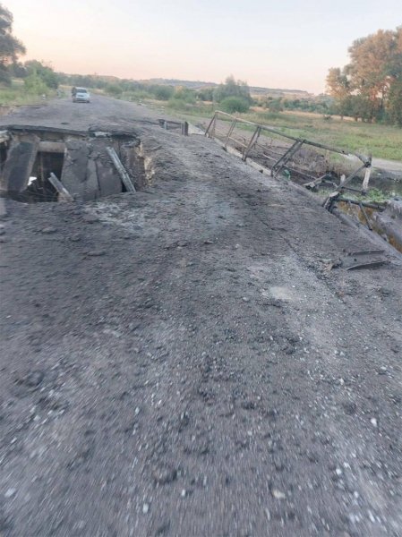 Мінус міст: ЗСУ знищили ще один мостовий перехід у курській області