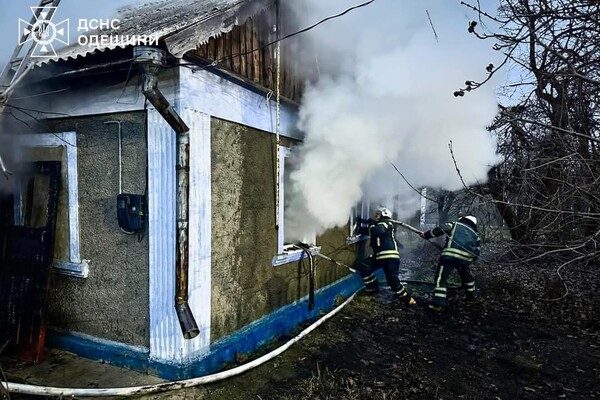 В Одесской области во время пожара в жилом доме погибла женщина