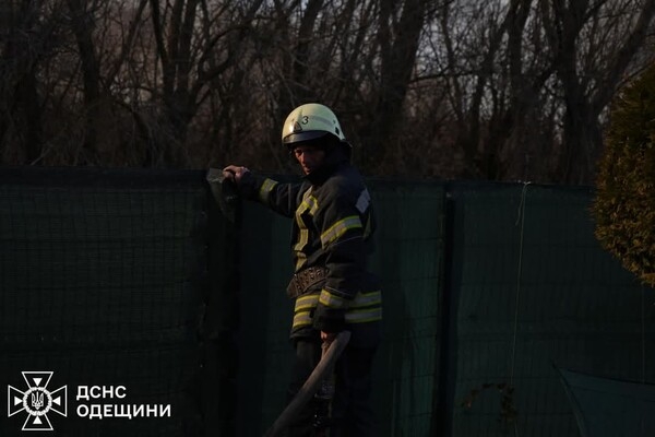 В Одесском районе горит сухостой: огонь распространился на территорию нацпарка