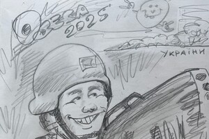 Художник-карикатурист из Одессы передал шаржи на передовую