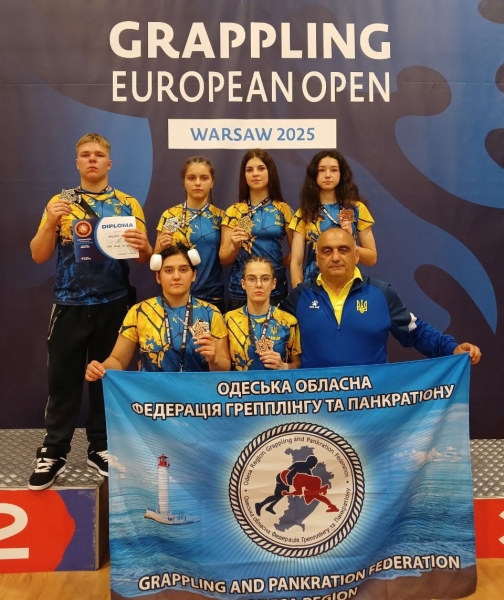 Греплінг. Одеські спортсмени привезли 20 медалей з Чемпіонату Європи