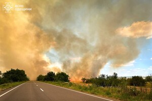 Масштабный пожар в Одесской области привел к усложнению движения: что горит