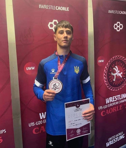 Вільна боротьба. Представник Одещини взяв бронзу чемпіонату Європи