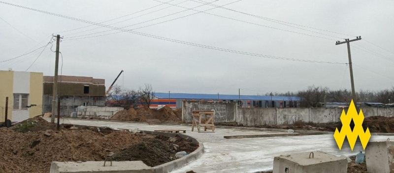 Росіяни під Мелітополем будують нову військову базу (фото)